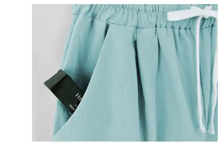 Summer Plus size Shorts Women Candy Color Elastic Waist Comfortable Cotton Short Female shorts M-6XL 8 Color 23