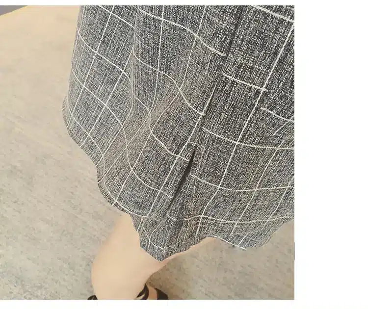 Trytree Spring summer Women two piece set Casual tops + shorts plus size plaid Top Female Office Suit Set Women's 2 Piece Set 31
