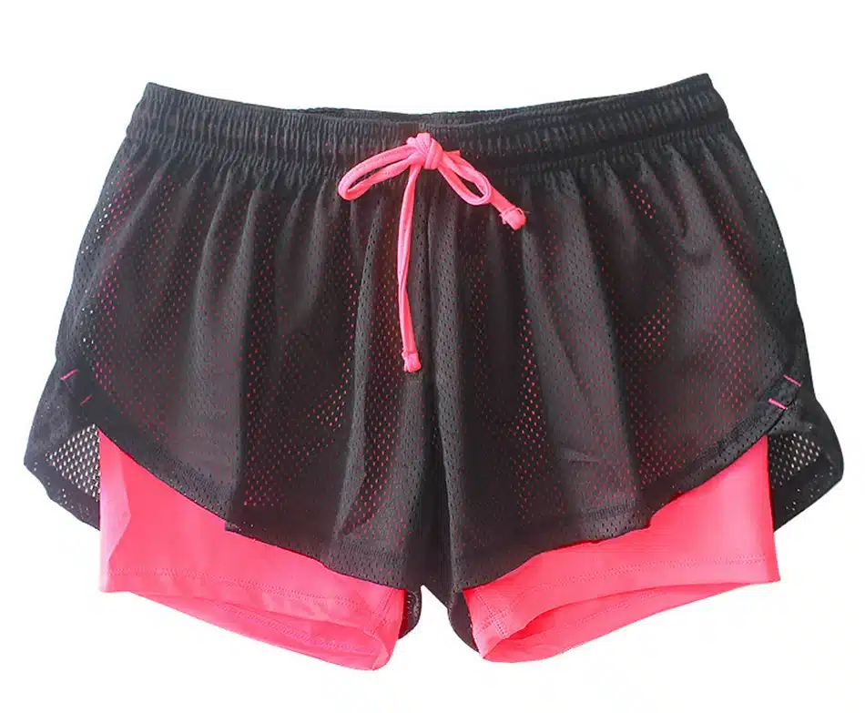 Blesskiss Sport Shorts Women Fitness Clothes Summer Mesh Workout Lulu Running Gym Yoga Shorts For Ladies Elastic Short Pants 41