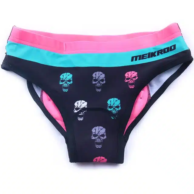 Women's Cycling Shorts Gel 3D Padded Bike Riding Bicycle Underwear Tattoos Cycling Underpants Breathable Racing Shorts 4 Colors 6