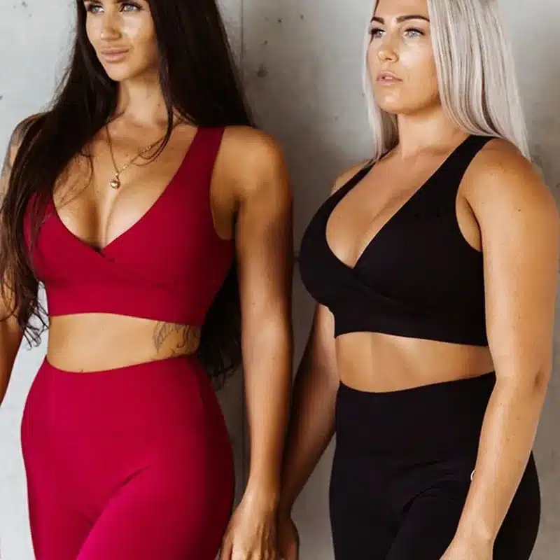 Heal Orange two piece set tracksuits women set bra+ leggings for fitness sportswear for women sport clothing women's sports suit 19