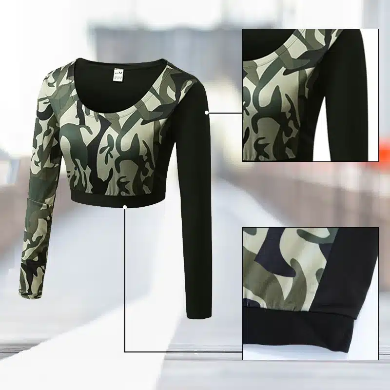 Yoga Set Woman Sportswear Fitness Sport Suit Tracksuit Women Camouflage Compressed Yoga Leggings Workout Clothes Gym Clothing 16