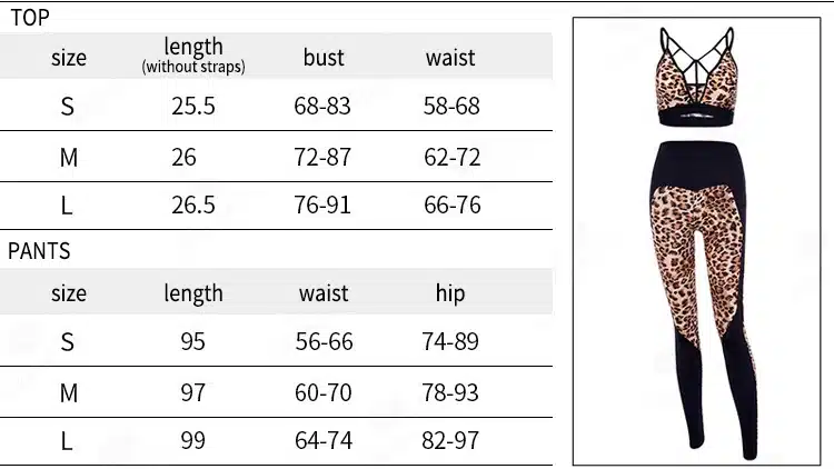 Leopard Print Ensemble Sportswear Women Yoga Sets Tracksuit Gym Wear Running Clothing Sport Suit Sexy Fitness Tank Top Leggings 2