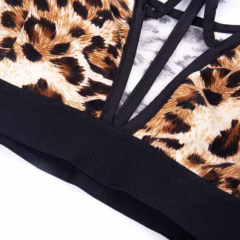 Leopard Print Ensemble Sportswear Women Yoga Sets Tracksuit Gym Wear Running Clothing Sport Suit Sexy Fitness Tank Top Leggings 17