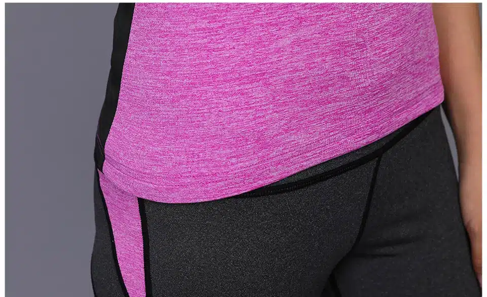 BINTUOSHI Women Yoga Set Gym Fitness Clothes Tennis Shirt+Pants Running Tight Jogging Workout Yoga Leggings Sport Suit plus size 13