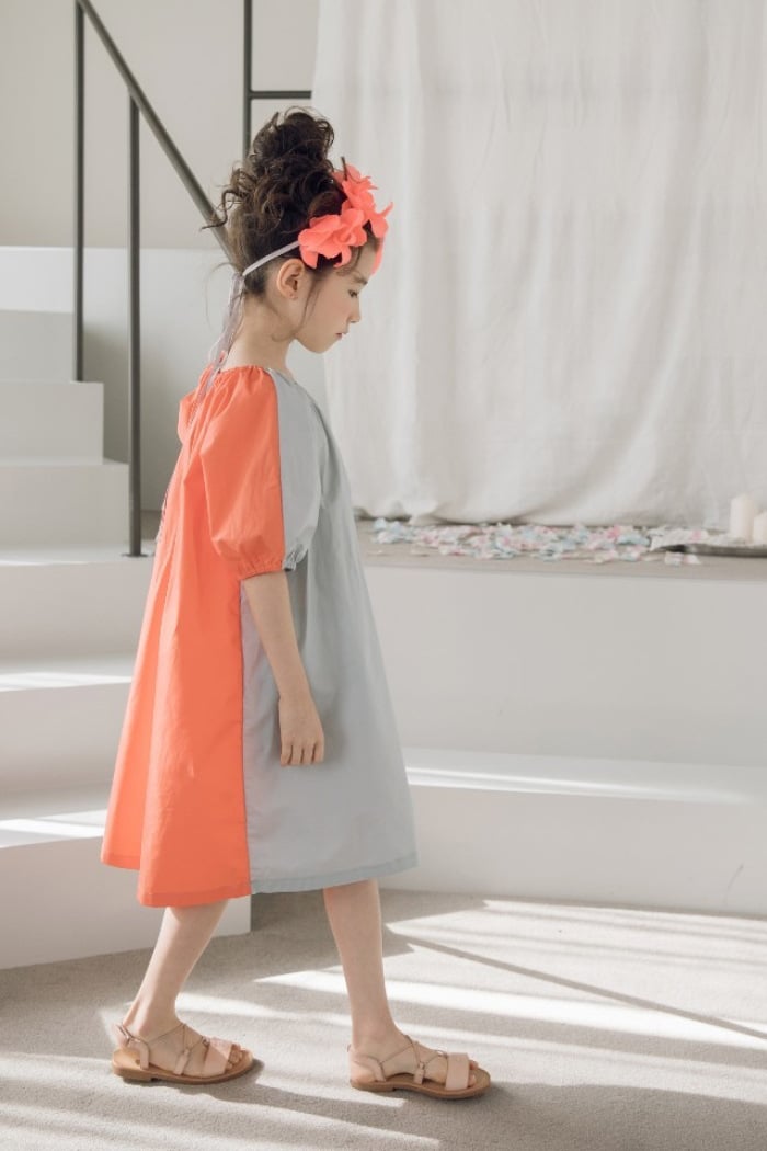 New 2019 Girls Dress Patchwork Color Cotton Baby Princess Dress Kids Children Summer Clothes Mother and Daughter Dress,#3978 17