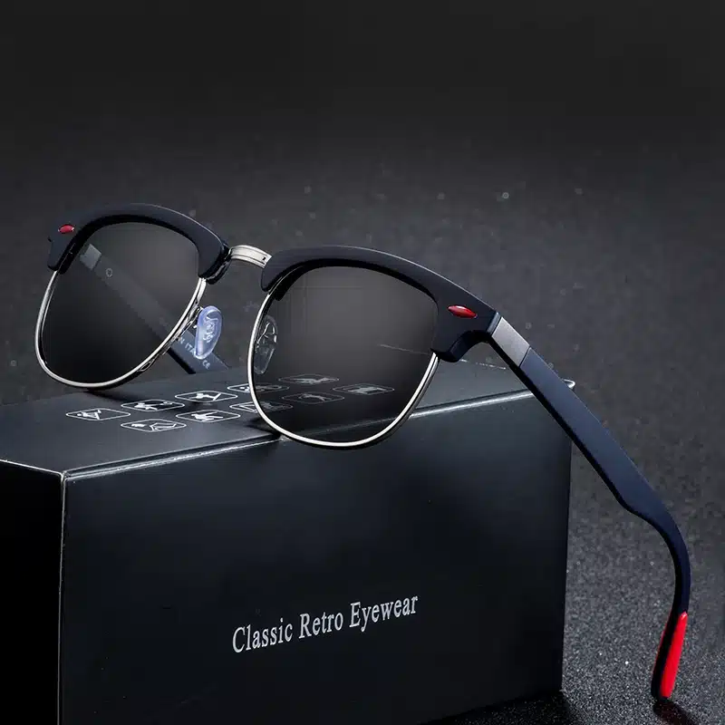 BRAND DESIGN Classic Polarized Sunglasses Men Women Driving Square Frame Sun Glasses Male Goggle UV400 Gafas De Sol 1