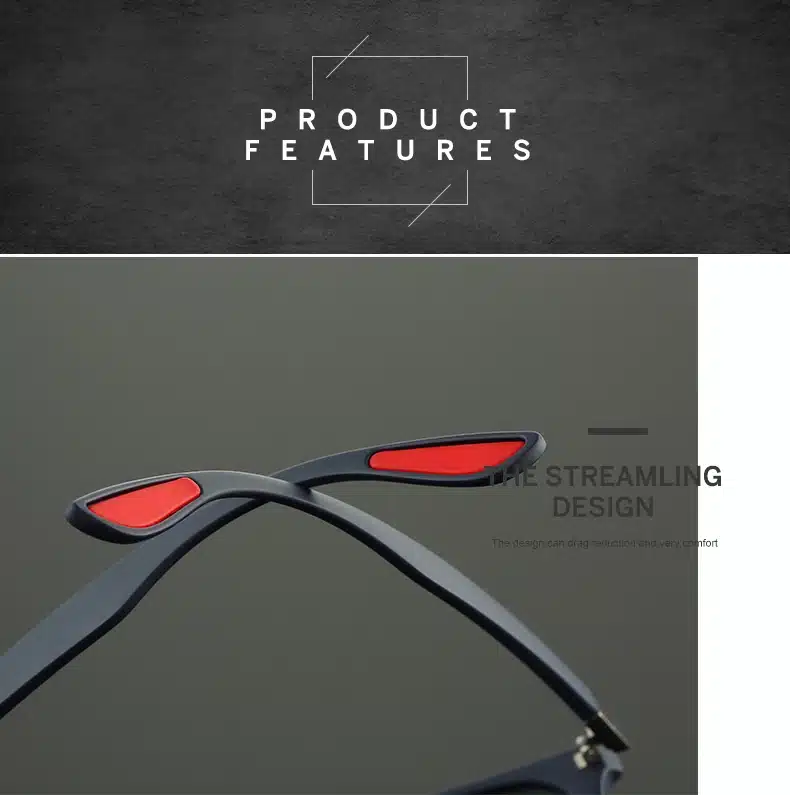 BRAND DESIGN Classic Polarized Sunglasses Men Women Driving Square Frame Sun Glasses Male Goggle UV400 Gafas De Sol 3