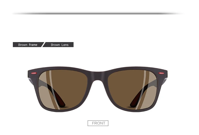 AOFLY BRAND DESIGN Classic Polarized Sunglasses Men Women Driving Square Frame Sun Glasses Male Goggle UV400 Gafas De Sol AF8083 27