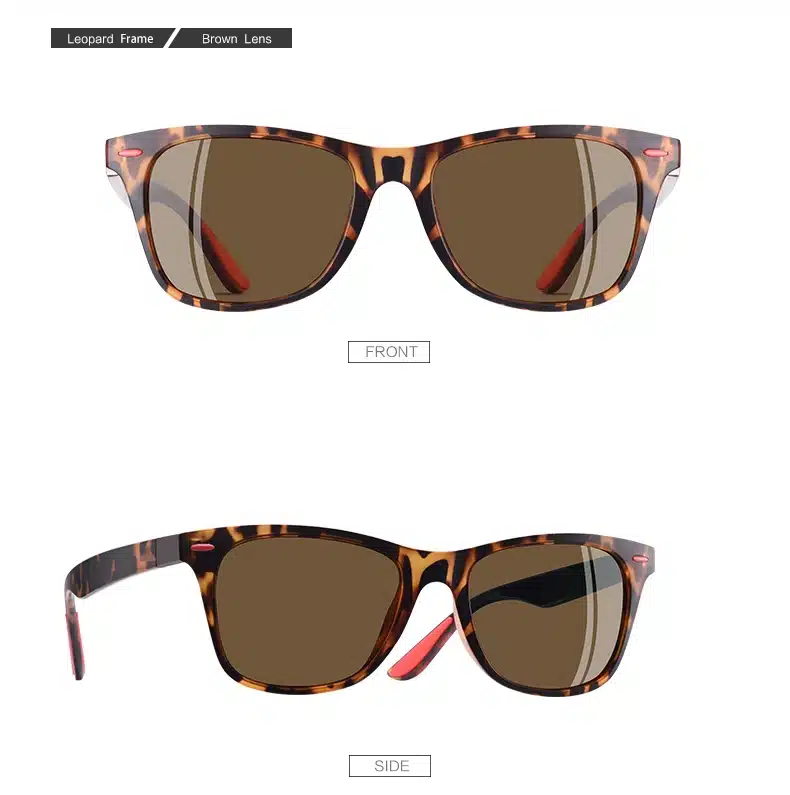 AOFLY BRAND DESIGN Classic Polarized Sunglasses Men Women Driving Square Frame Sun Glasses Male Goggle UV400 Gafas De Sol AF8083 34