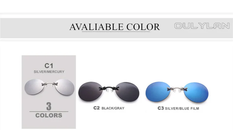 Oulylan Matrix Morpheus Round Rimless Sunglasses Men Classic Clamp Nose Sun Glasses Mens Mini Frameless Brand Design Glasses 18