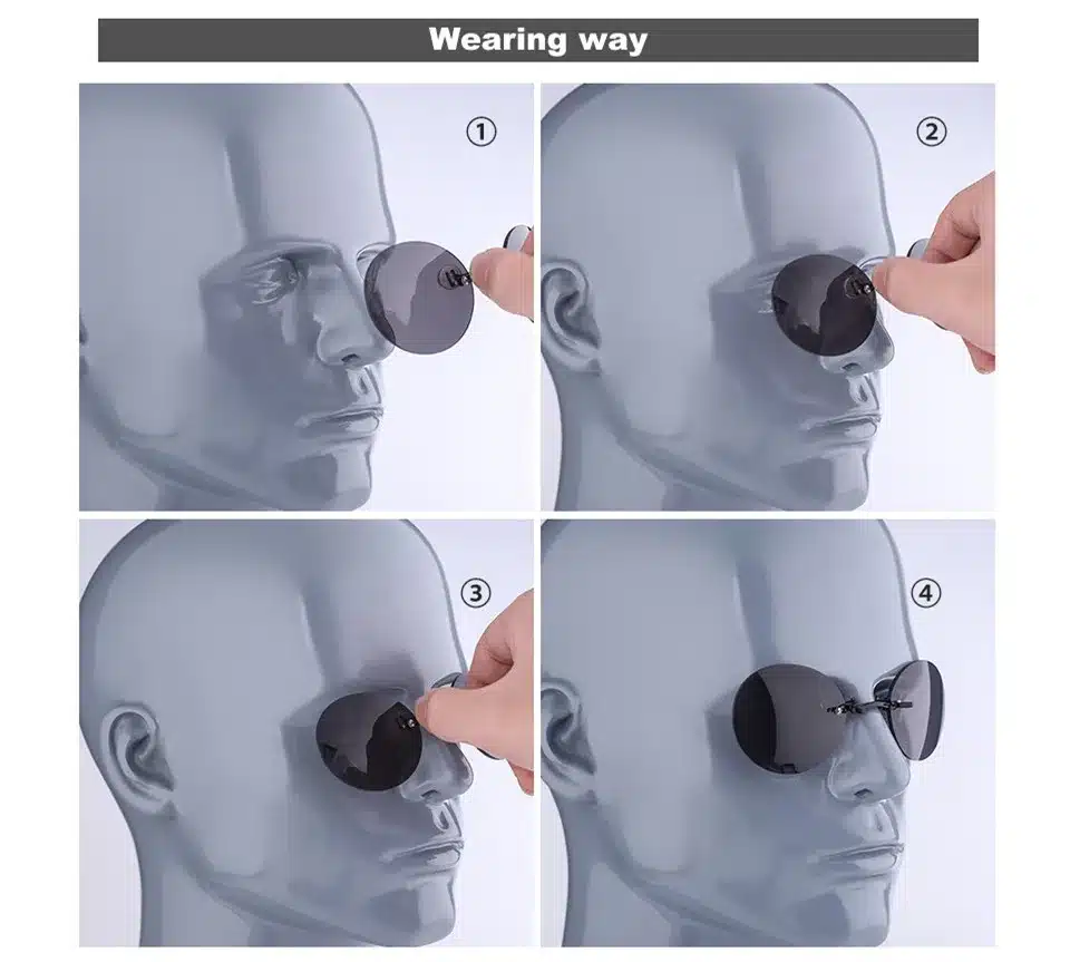 Oulylan Matrix Morpheus Round Rimless Sunglasses Men Classic Clamp Nose Sun Glasses Mens Mini Frameless Brand Design Glasses 23