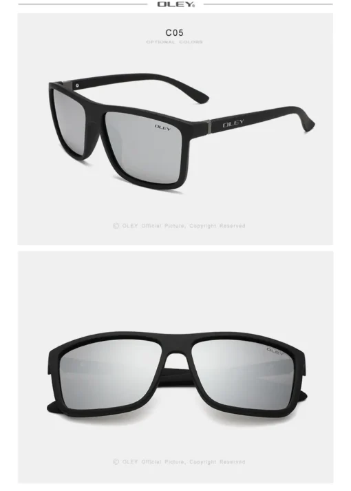 Meeste sportlikud päikeseprillid | E-pood Tootemaailm Meeste sportlikud päikeseprillid musta raami ja peegel-läätsega, asetatud heledale taustale, rõhutades nende kaasaegset ja stiliseeritud disaini.