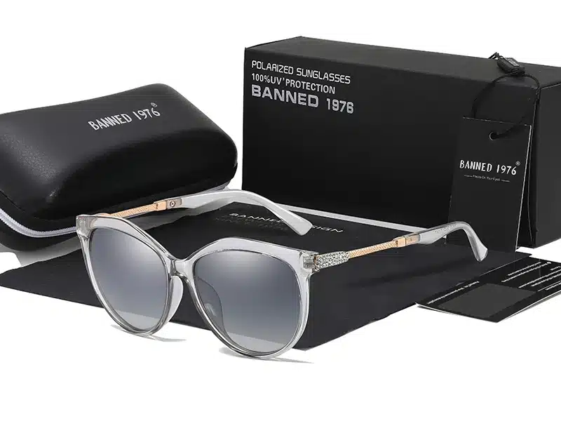 2019 New Luxury HD Polarized Women Sunglasses Fashion Round Ladies Vintage Brand Design cat eye woman Female Sun Glasses oculos 19