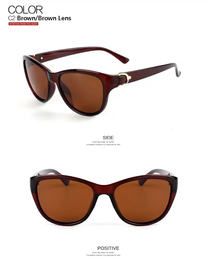 2018 Luxury Brand Design Cat Eye Polarized Sunglasses Womens Lady Elegant Sun Glasses Female Driving Eyewear Oculos De Sol 9