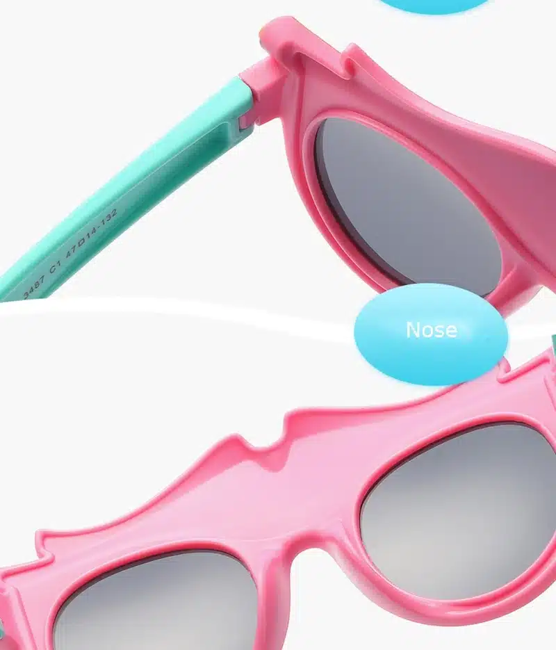 Fashion Kids Polarized Sunglasses Brand Cartoon Sun Glasses Boys&Girls Baby Suitable For Children Aged 3-10 Silicone Frame RS590 11