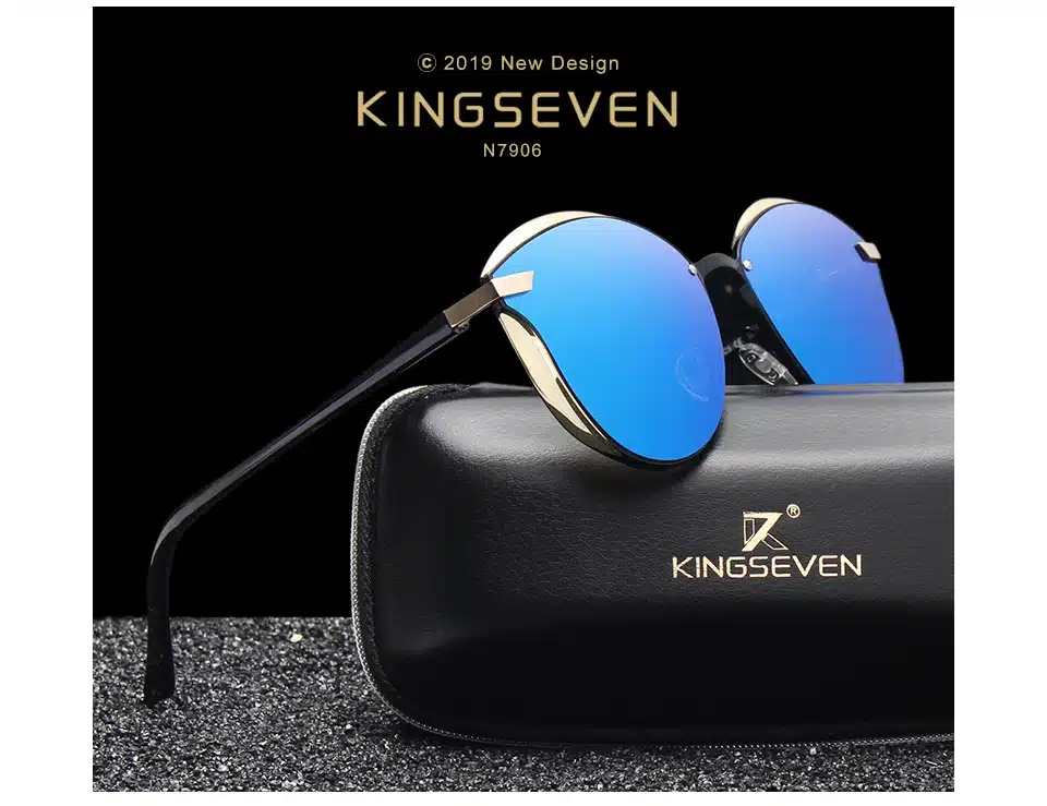KINGSEVEN Cat Eye Sunglasses Women Polarized Fashion Ladies Sun Glasses Female Vintage Shades Oculos de sol Feminino UV400 12
