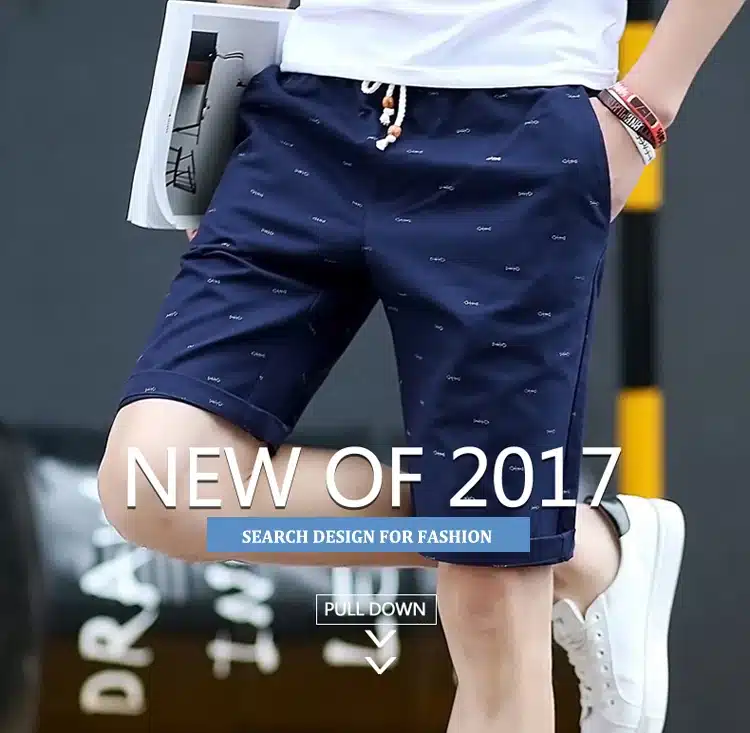 New Arrival Men Shorts Cotton Casual Shorts For Men Elastic Waist Summer Beach Shorts Fish Personalized Printed High Quality 3 10