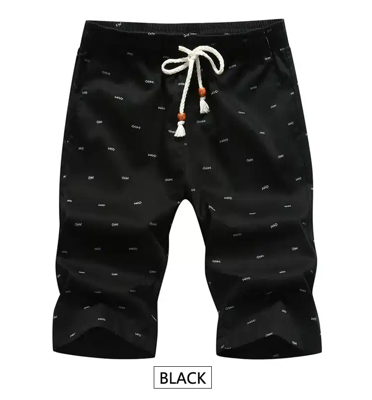 New Arrival Men Shorts Cotton Casual Shorts For Men Elastic Waist Summer Beach Shorts Fish Personalized Printed High Quality 3 16