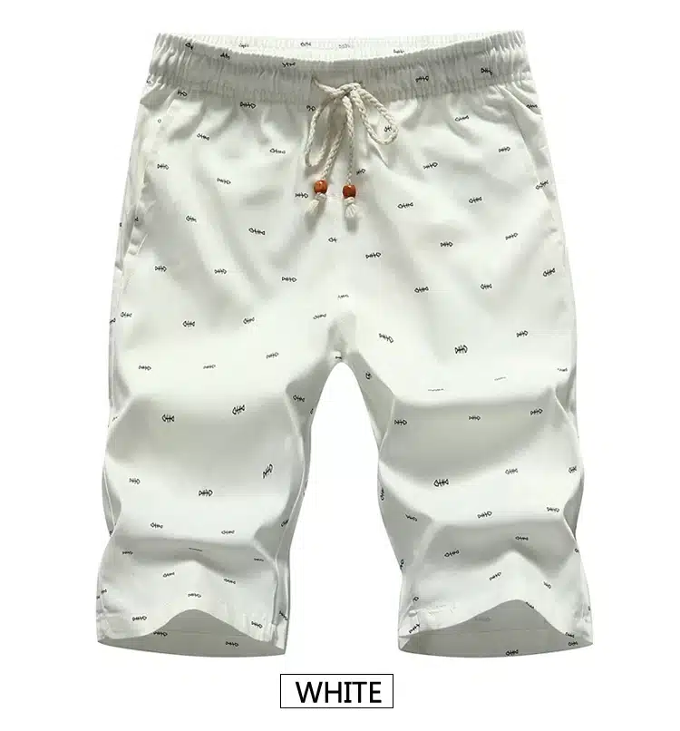 New Arrival Men Shorts Cotton Casual Shorts For Men Elastic Waist Summer Beach Shorts Fish Personalized Printed High Quality 3 18