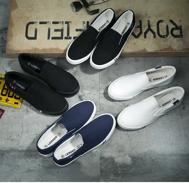 Men Canvas Shoes Simple Casual Mens Loafers 2018 Autumn High Quality Anti-Slip Comfortable Vulcanized Shoes Man Flats Size 35-47 2