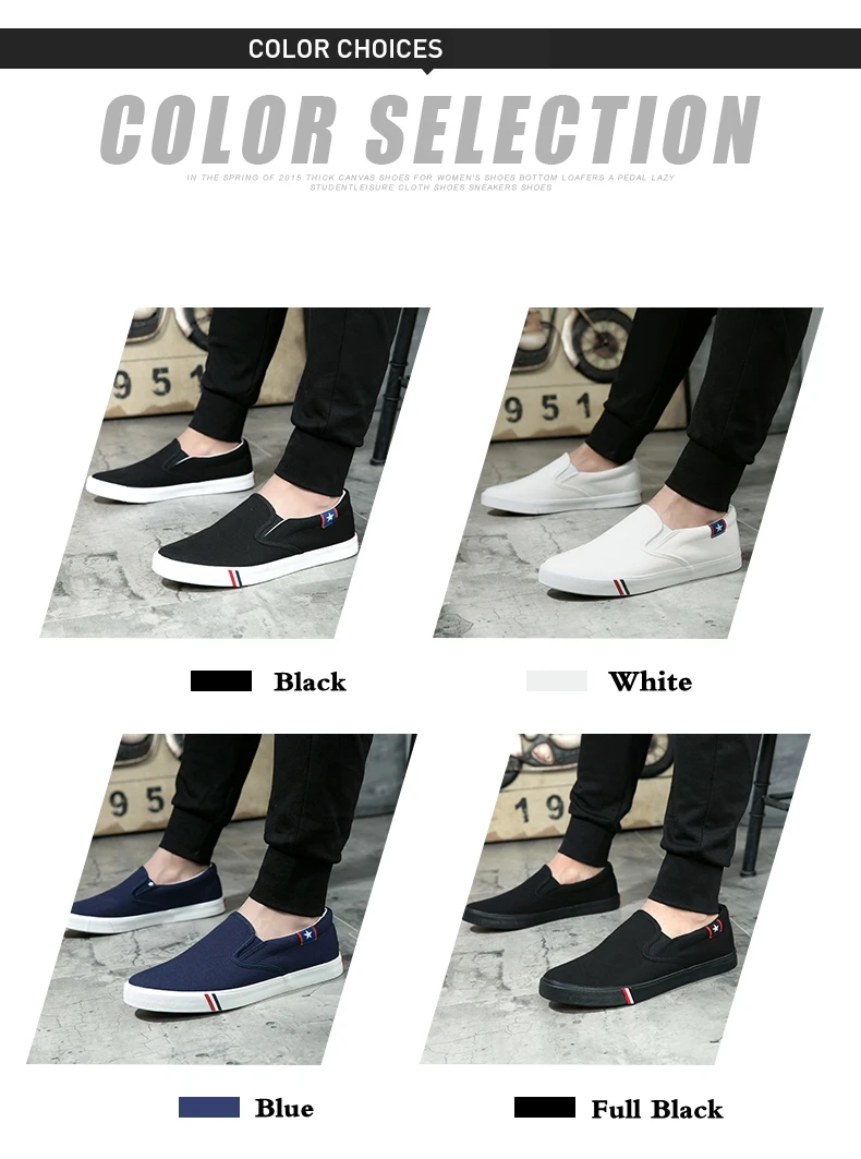 Men Canvas Shoes Simple Casual Mens Loafers 2018 Autumn High Quality Anti-Slip Comfortable Vulcanized Shoes Man Flats Size 35-47 3