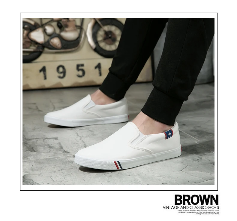 Men Canvas Shoes Simple Casual Mens Loafers 2018 Autumn High Quality Anti-Slip Comfortable Vulcanized Shoes Man Flats Size 35-47 13