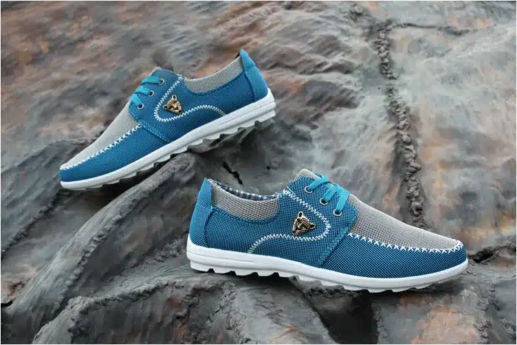 Merkmak Summer Men Shoes Trend Canvas Shoes Male Casual Shoes Men's Low Board Outwear Flats Breathable Driving Shoes Big Size 48 15