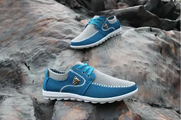 Merkmak Summer Men Shoes Trend Canvas Shoes Male Casual Shoes Men's Low Board Outwear Flats Breathable Driving Shoes Big Size 48 16