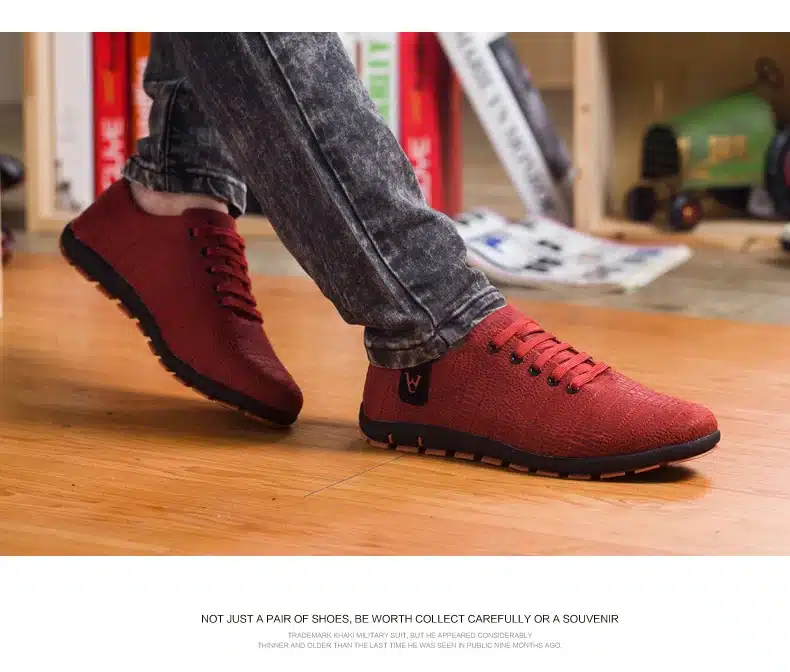 Spring/Summer Men Shoes Breathable Mens Shoes Casual Fashion Low Lace-up Canvas Shoes Flats Zapatillas Hombre Plus Size 45,46,47 18
