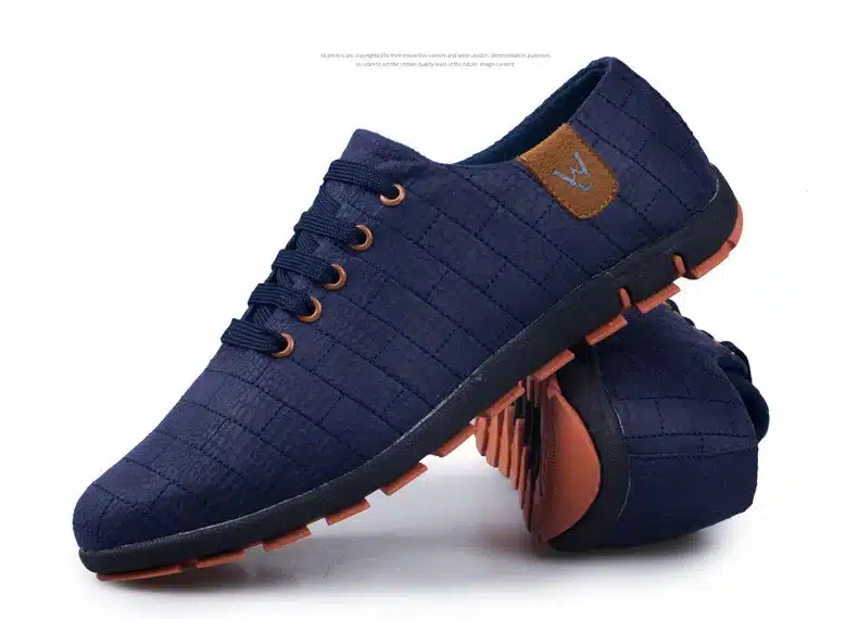Spring/Summer Men Shoes Breathable Mens Shoes Casual Fashion Low Lace-up Canvas Shoes Flats Zapatillas Hombre Plus Size 45,46,47 34