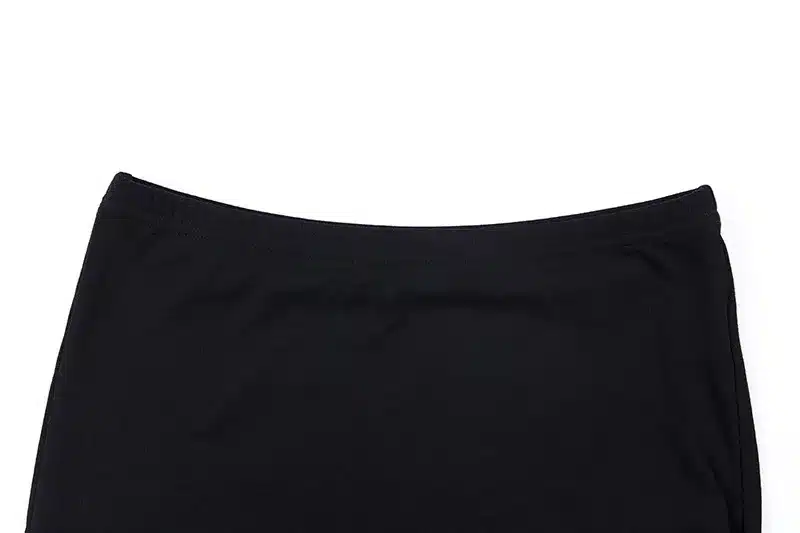 BOOFEENAA Sexy Short Two Piece Set Crop Tops and Biker Shorts Grey Black Bodycon Matching Sets Summer Clothes for Women C83-I71 43