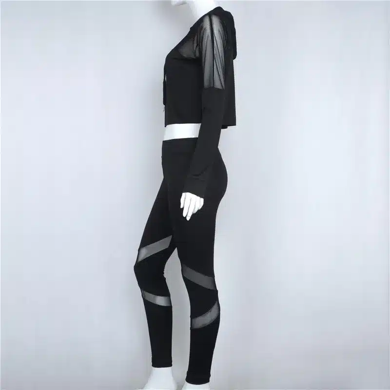 Women Yoga Top + Sports Pants Sport Suit Yoga Set Running Fitness Training Clothing for Women Sportswear for Women Fitness TZ8 11