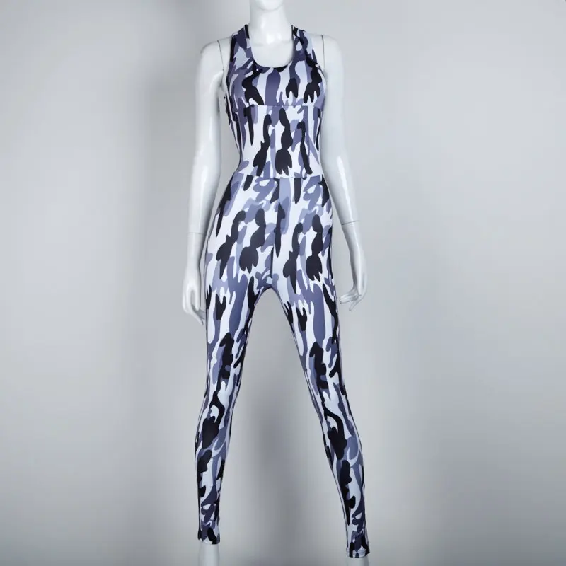 JINXIUSHIRT Sexy Camouflage Yoga Sport Suit Jumpsuit Women Gym Clothes Female Sportswear Quick Dry Fitness Tracksuit For Women 16