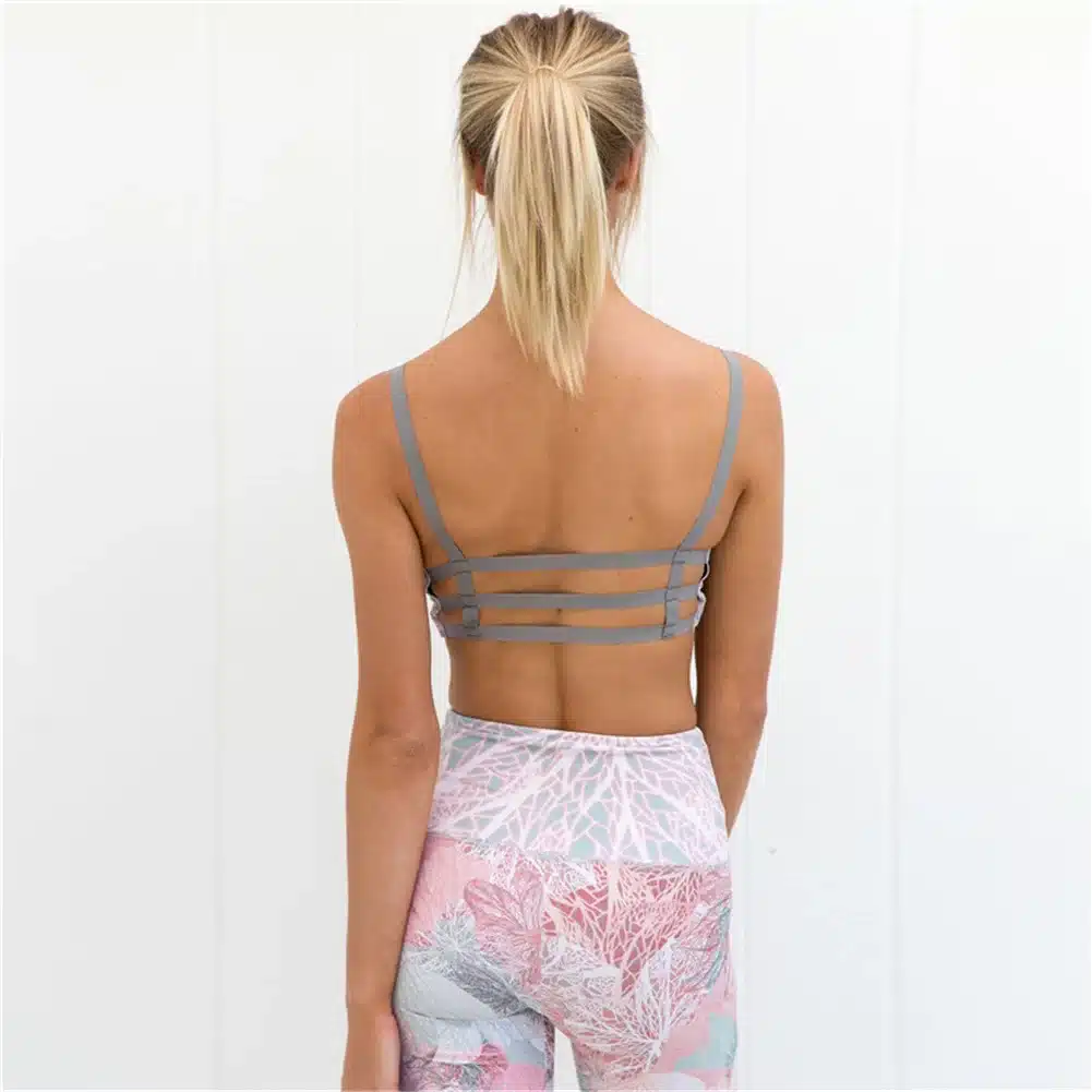 Women Yoga Sets Bra+Pants Fitness Workout Clothing And Women's Gym Sports Running Girls Slim Leggings+Tops Sport Suit For Female 19