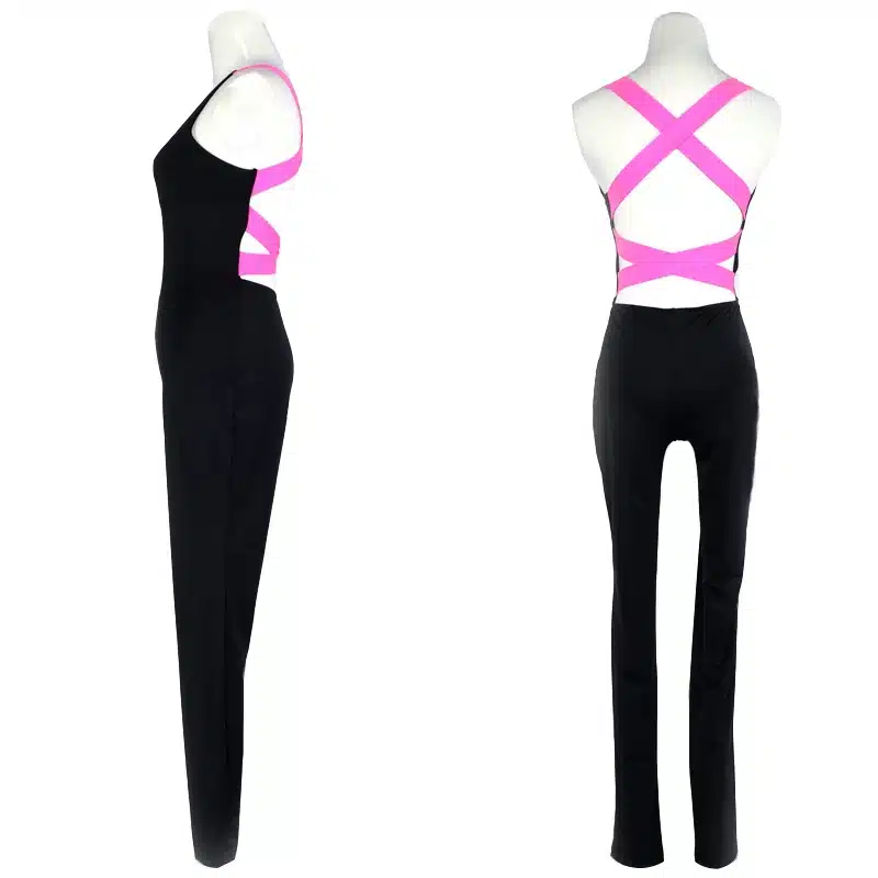 2019 One Piece Sport Clothing Backless Sport Suit Workout Tracksuit For Women Running Tight Dance Sportswear Gym Yoga Women Set 24