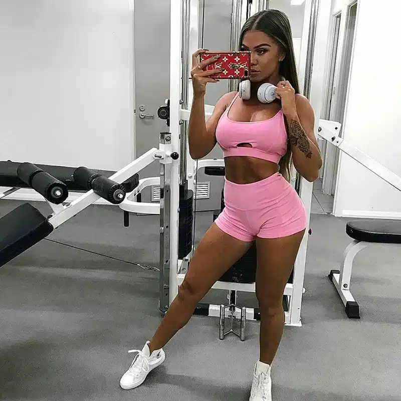 Sports Top Sport Bra Set Yoga Shorts Tracksuit Fitness Suits For Women Sports Wear For Women Gym Yoga Sets Women Gym Clothes 15