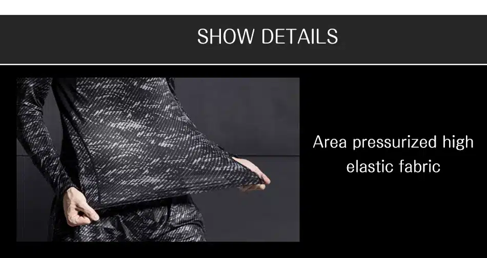 REXCHI 5 Pcs/Set Men's Tracksuit Sports Suit Gym Fitness Compression Clothes Running Jogging Sport Wear Exercise Workout Tights 47