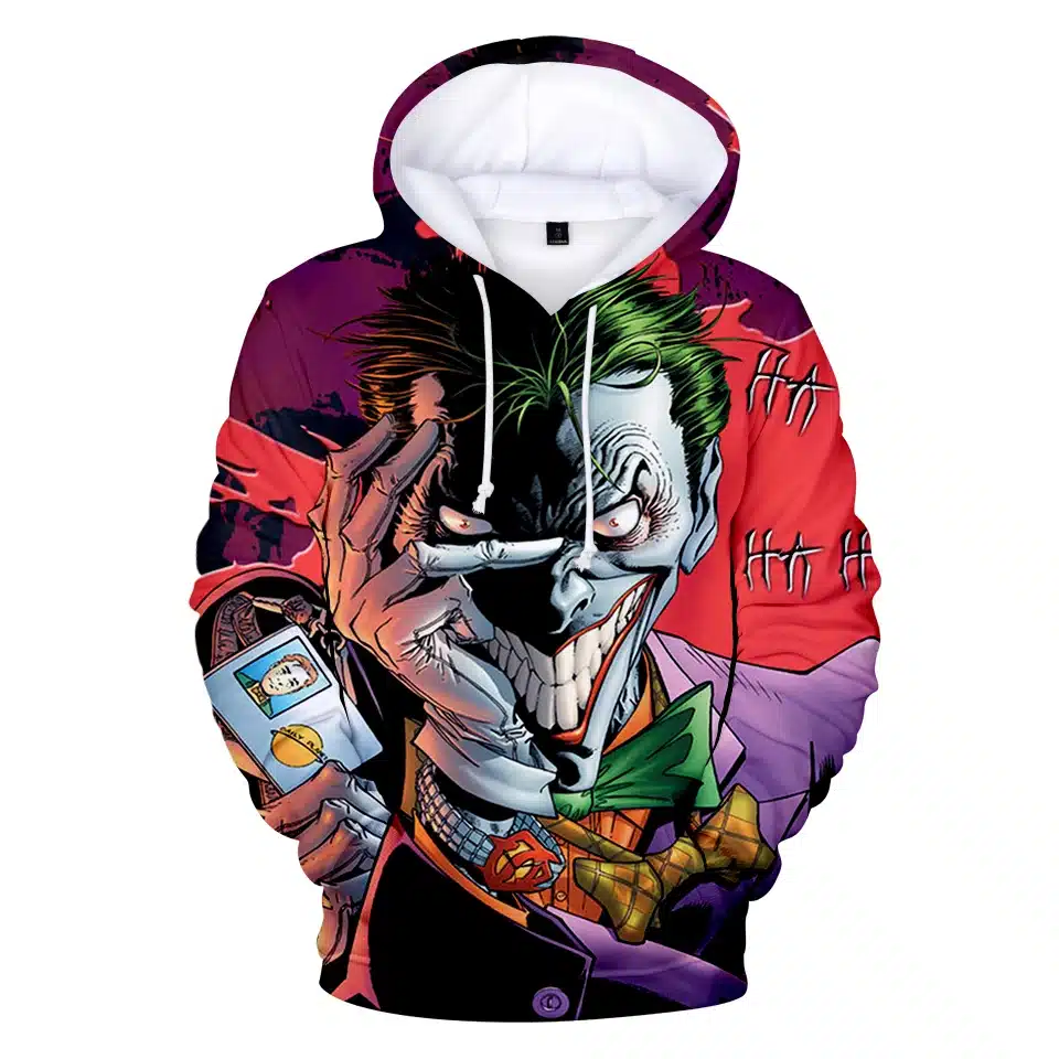 haha joker 3D Print Sweatshirt Hoodies Men and women Hip Hop Funny Autumn Streetwear Hoodies Sweatshirt For Couples Clothes 4