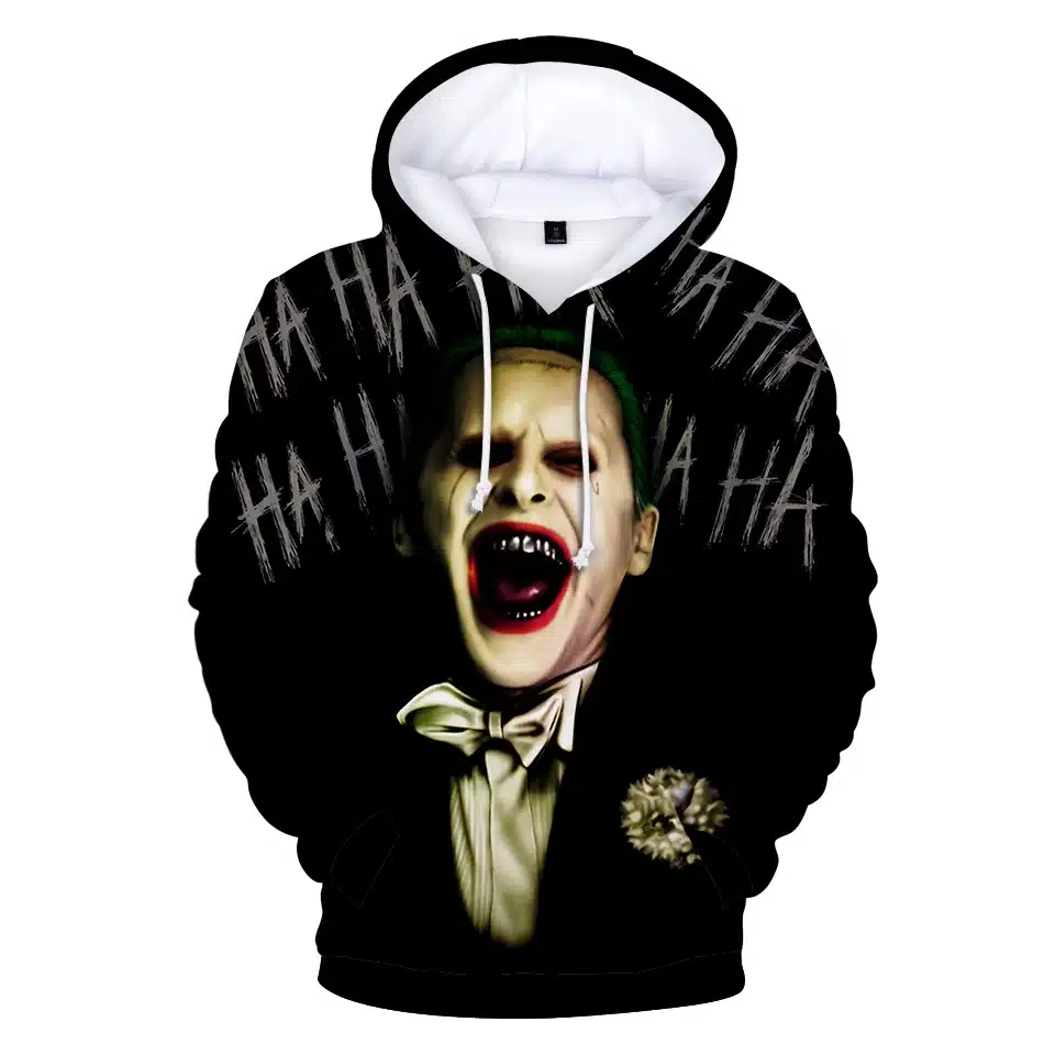 haha joker 3D Print Sweatshirt Hoodies Men and women Hip Hop Funny Autumn Streetwear Hoodies Sweatshirt For Couples Clothes 5
