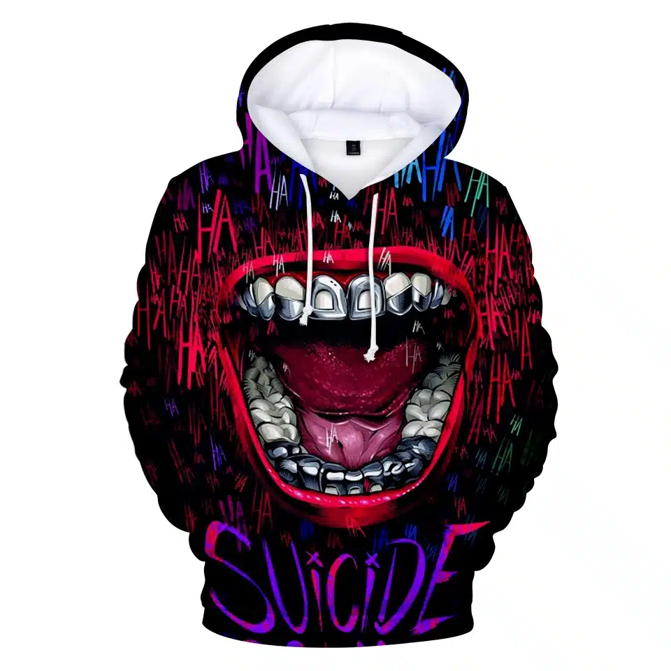 haha joker 3D Print Sweatshirt Hoodies Men and women Hip Hop Funny Autumn Streetwear Hoodies Sweatshirt For Couples Clothes 10