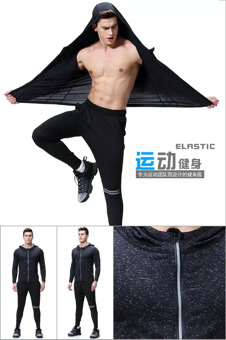 Compression Men's Sport Suits Quick Dry Running sets Clothes men Sports Joggers Training GymFitness Tracksuits Running Set demix 23