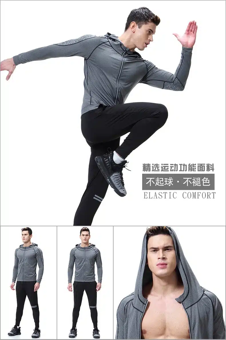 Compression Men's Sport Suits Quick Dry Running sets Clothes men Sports Joggers Training GymFitness Tracksuits Running Set demix 24