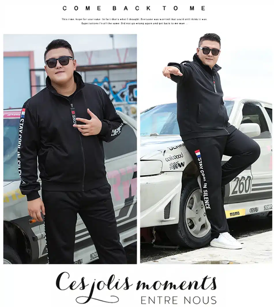 Varsanol New Men Sets Fashion Autumn Spring Sporting Suit Sweatshirt +Sweatpants Mens Clothing 2 Pieces Sets Slim Tracksuit Hots 4