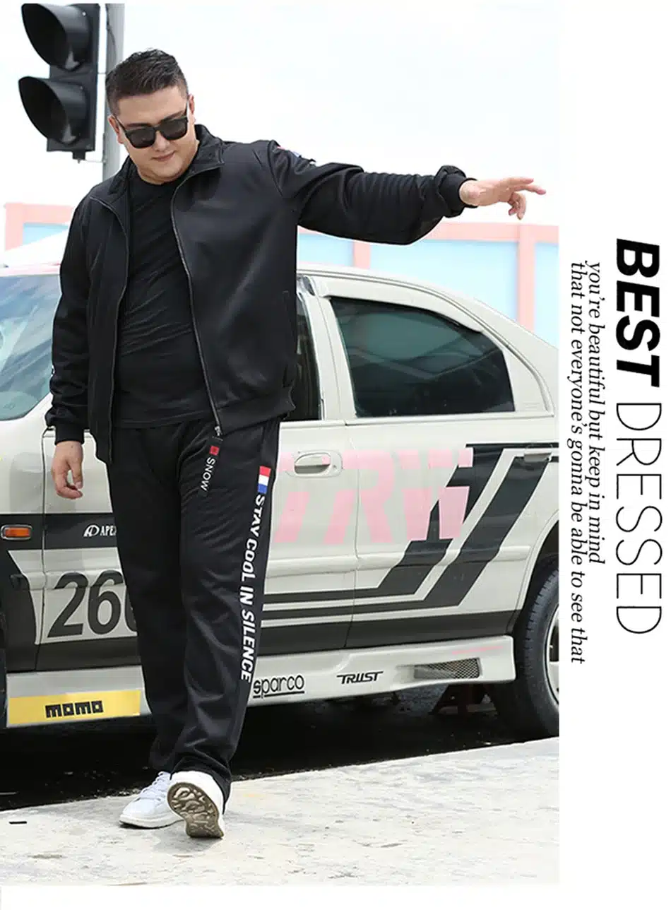 Varsanol New Men Sets Fashion Autumn Spring Sporting Suit Sweatshirt +Sweatpants Mens Clothing 2 Pieces Sets Slim Tracksuit Hots 7