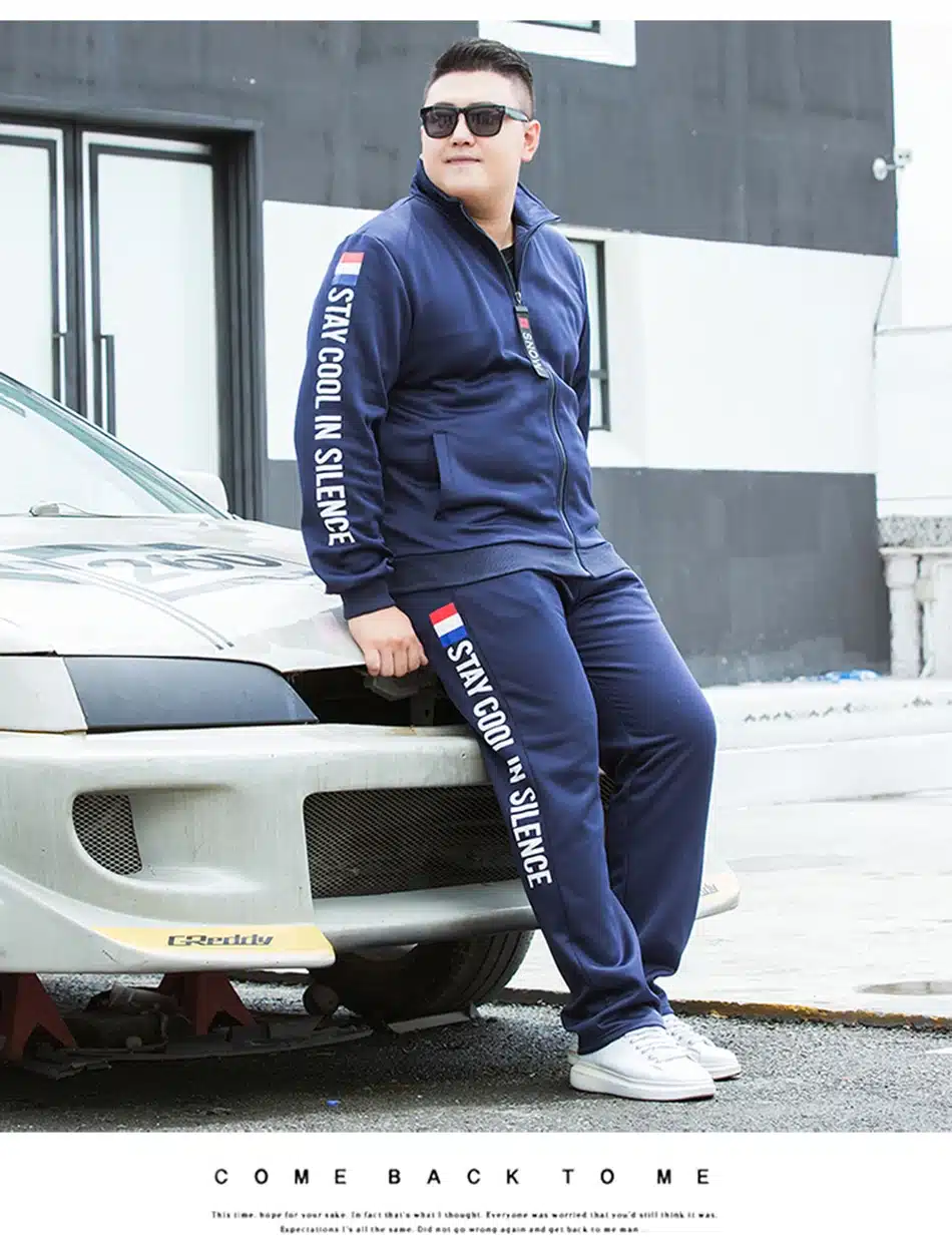 Varsanol New Men Sets Fashion Autumn Spring Sporting Suit Sweatshirt +Sweatpants Mens Clothing 2 Pieces Sets Slim Tracksuit Hots 8