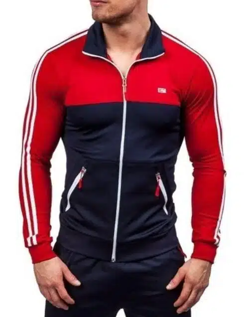 ZOGAA 2018 Plus Size XS-4XL Mens Sets 2 Piece New Men' Fashion Jacket and Sport Pants Set Tracksuit Men Casual Sports Suit 8