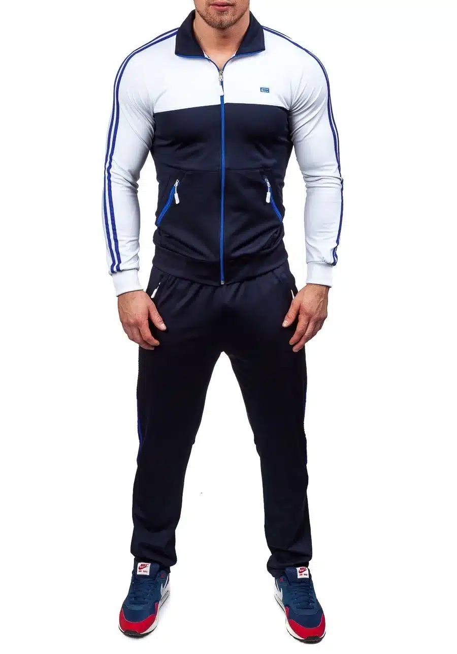 ZOGAA 2018 Plus Size XS-4XL Mens Sets 2 Piece New Men' Fashion Jacket and Sport Pants Set Tracksuit Men Casual Sports Suit 9