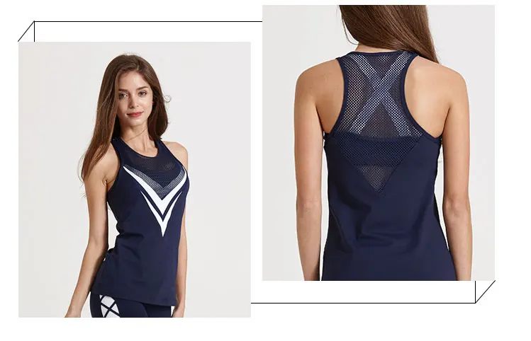 Syprem Women Running Vest Professional Quick-drying Fitness Tank sport Top Active Workout Yoga T-shirt Gym Jogging Vest,1FT1068 22