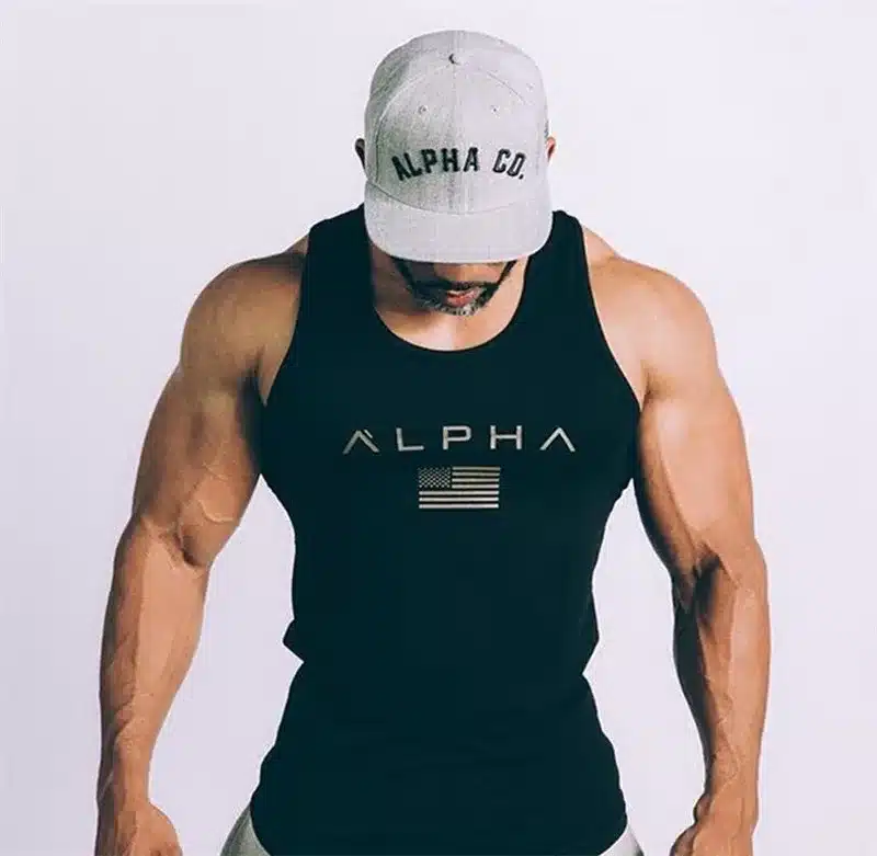 Sleeveless Gym T Shirt Men Running Shirt Summer Vest Cotton Breathable Mens Tank Top Gym Workout Fitness T-Shirt Sport Shirt 11
